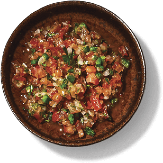 Photo of a bowl of pico de gallo