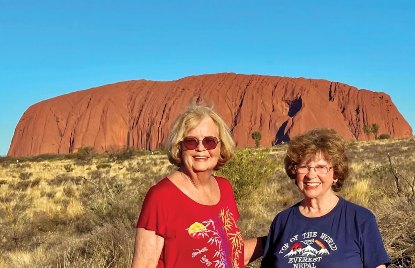 Photo of Ellie Hamby and Sandy Hazelip in Australia