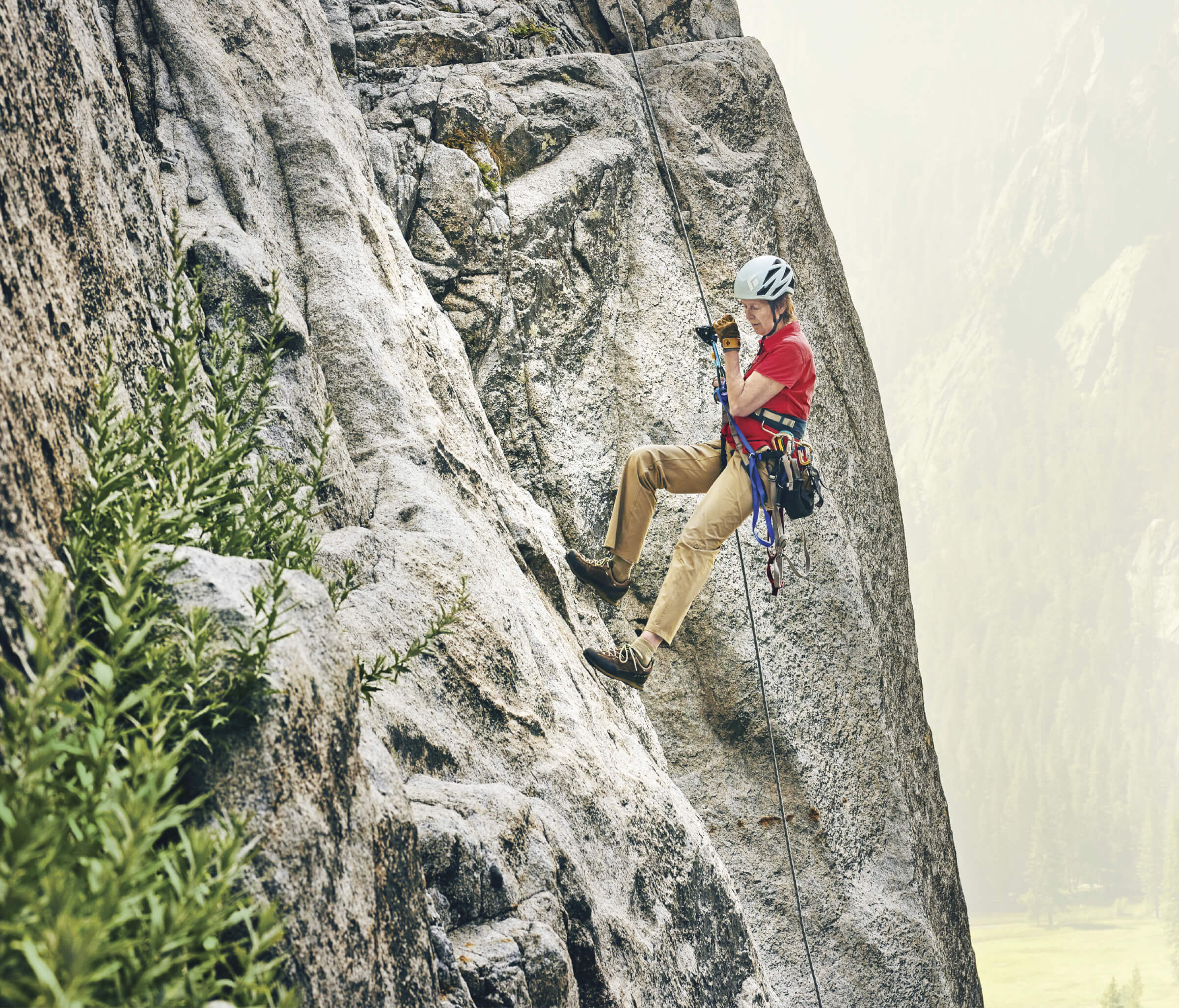 Photo of Dierdre Wolownick scaling El Capitan