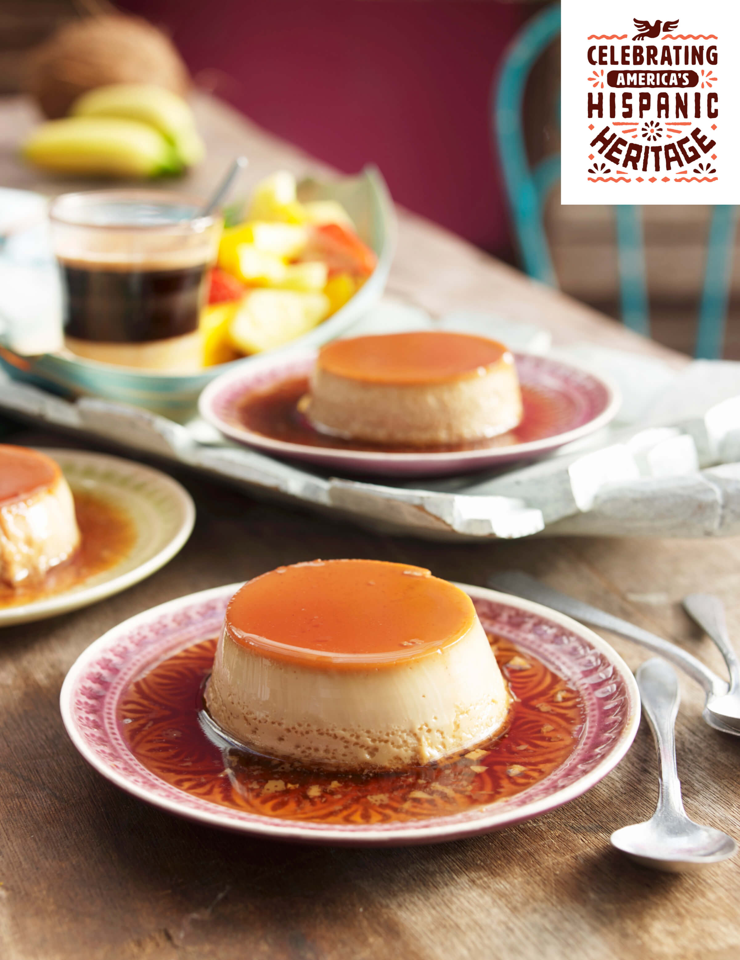 Photo of a dessert flan