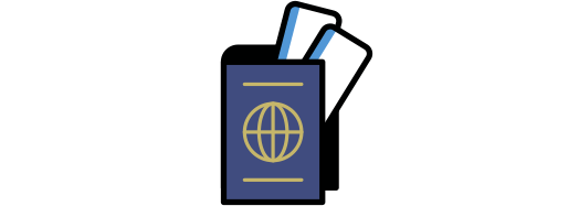 Illustration of a passport