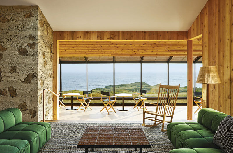 Interior photo of The Sea Ranch Lodge in Northern California