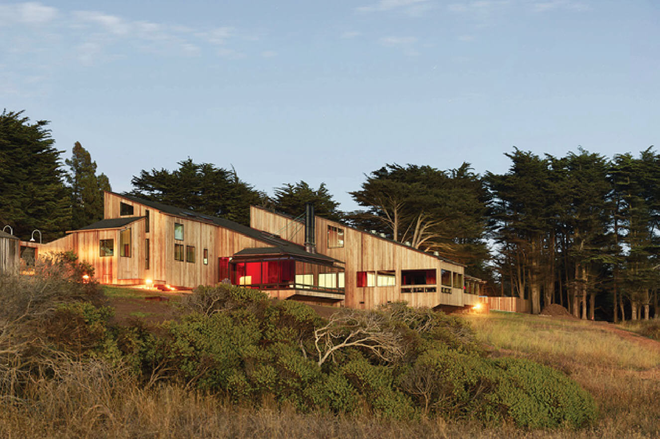 Exterior photo of The Sea Ranch Lodge in Northern California