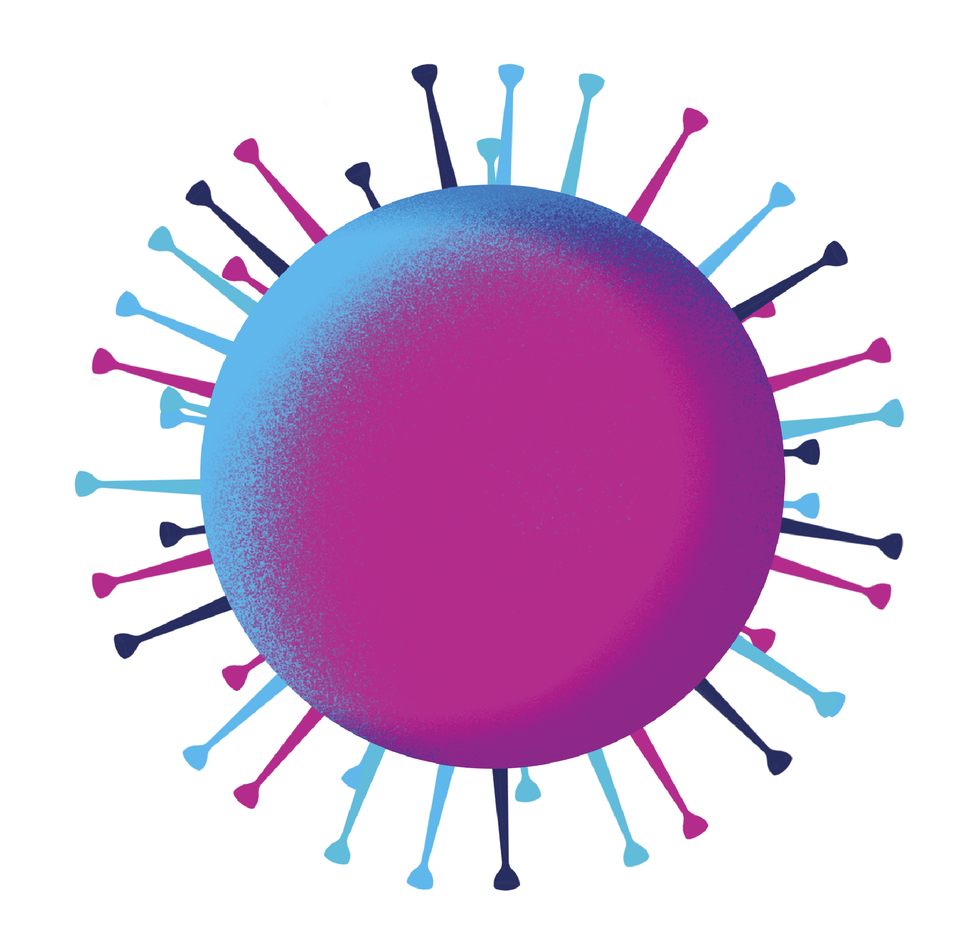 Illustration of Covid-19 virus