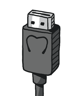 Illustration of displayport
