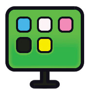 Icon of screen with apps