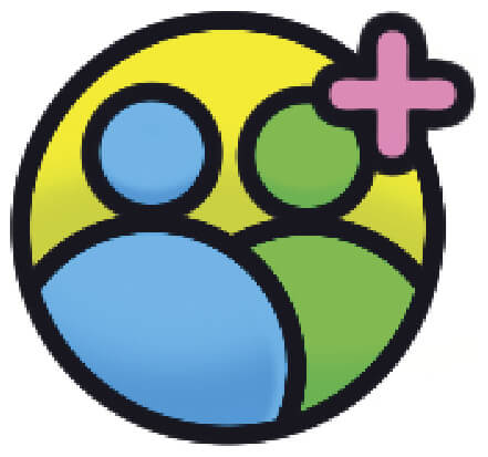 Icon of two contacts