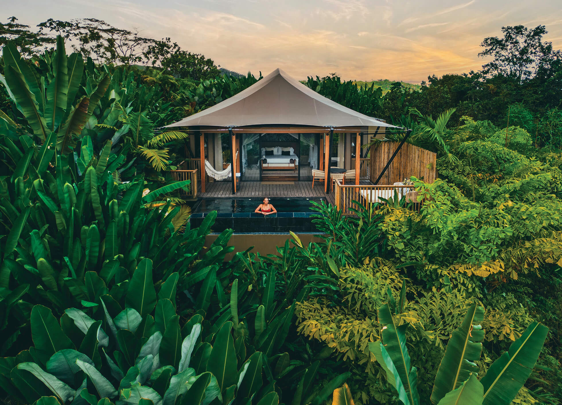 Photo of a luxury cabana in Costa Rica