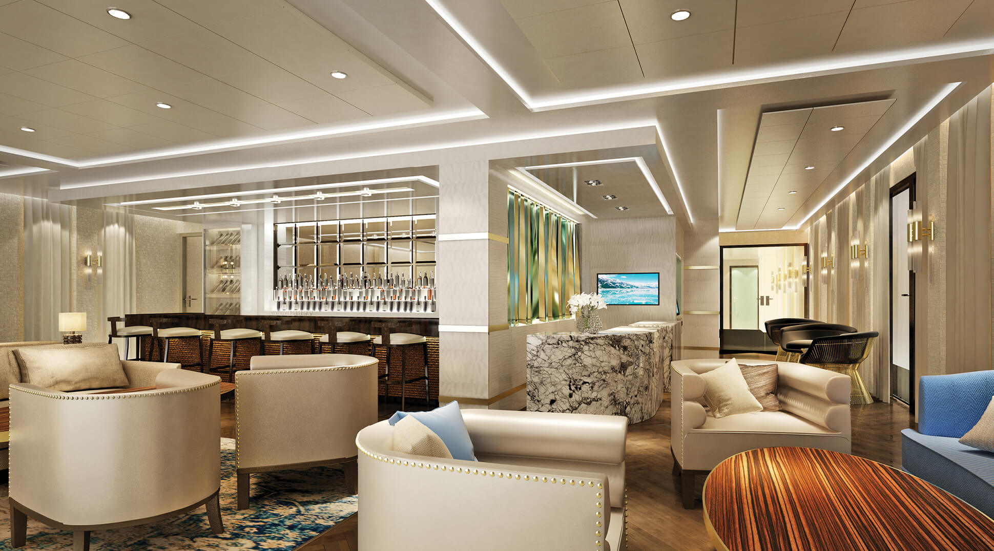 Photo of Norwegian's Encore lounge