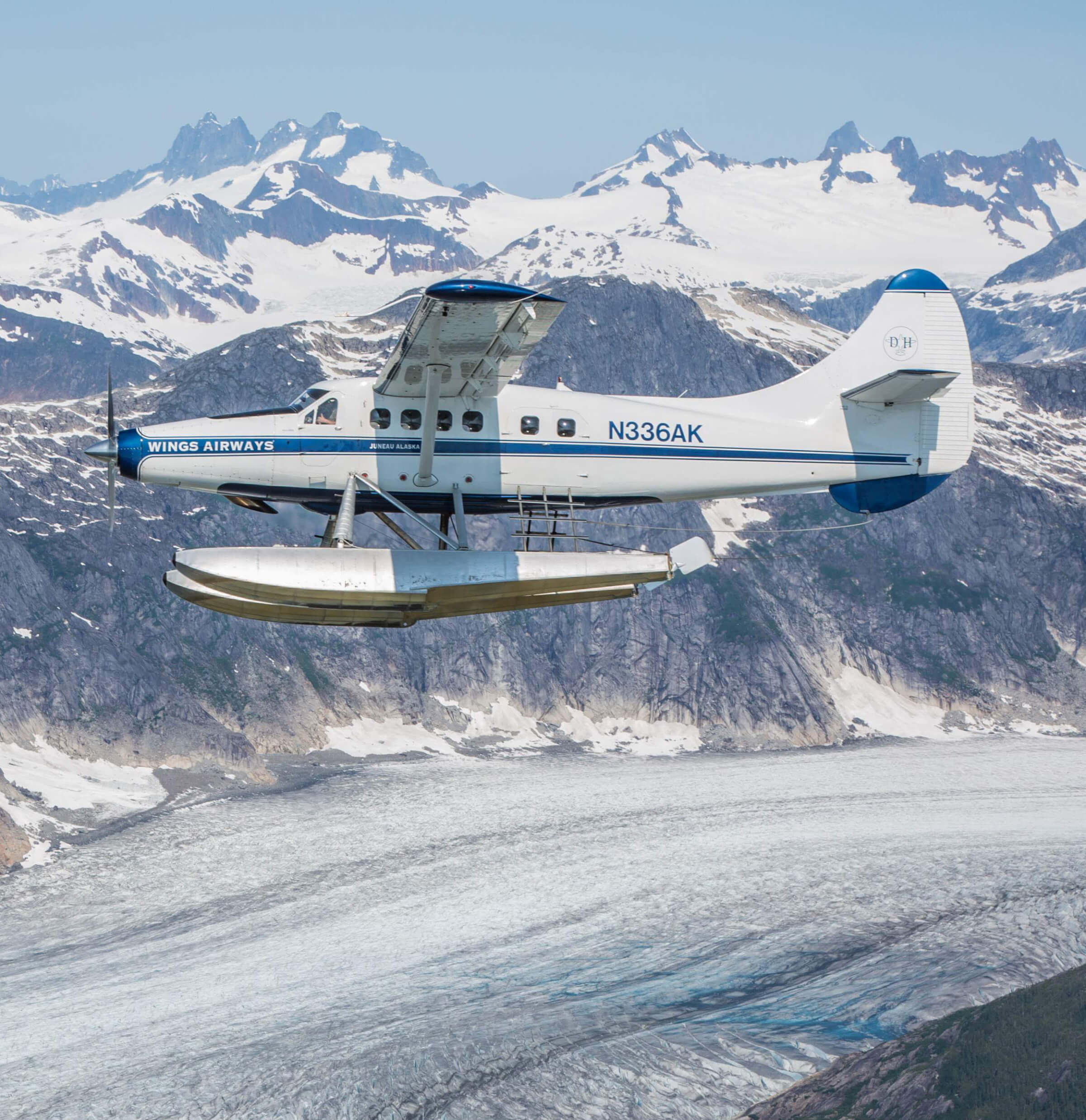 Photo of a seaplane in Alaska