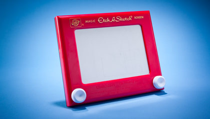 Memorabilia the baby boomer loves- Etch-a-sketch toy 	