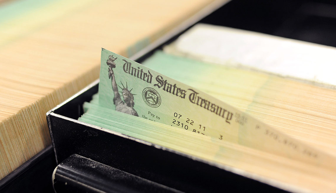 Archivo con cheques del Tesoro de Estados Unidos.
