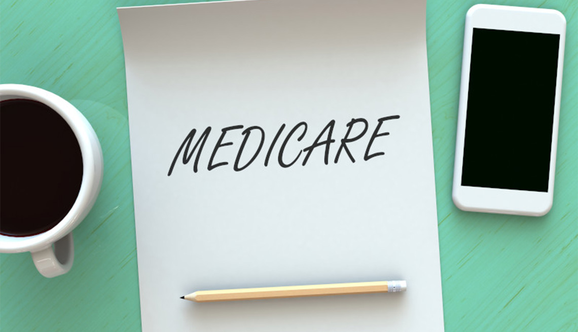 Medicare written on paper