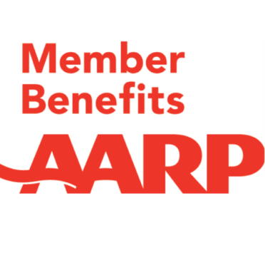 Words in red that say Member Benefits AARP