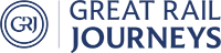 Great Rail Journeys (GRJ) Blue Brandmark Logo