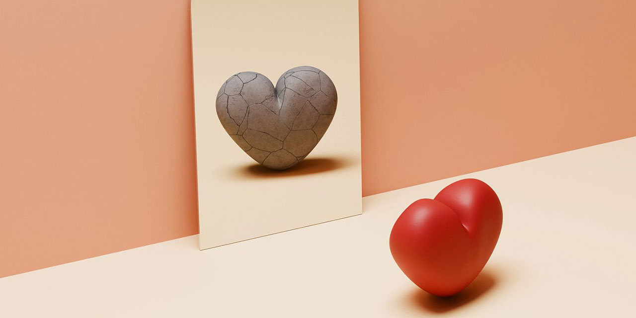 Illustration of 2 hearts.