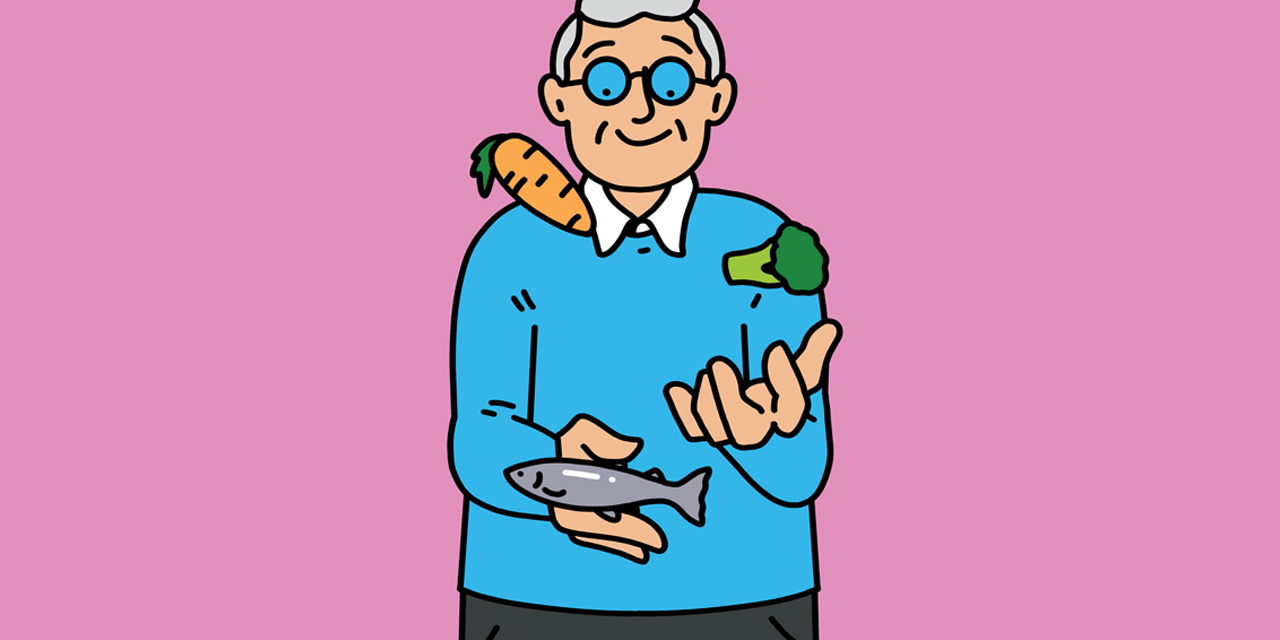 Person juggling food.