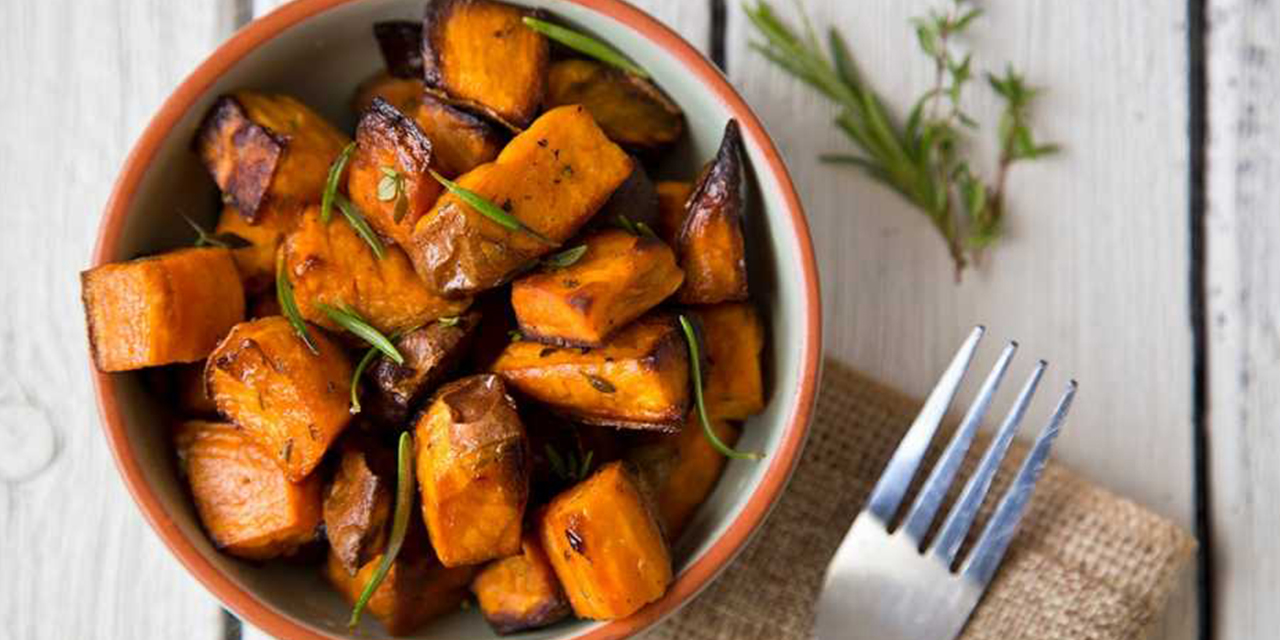 Sweet potato dish.