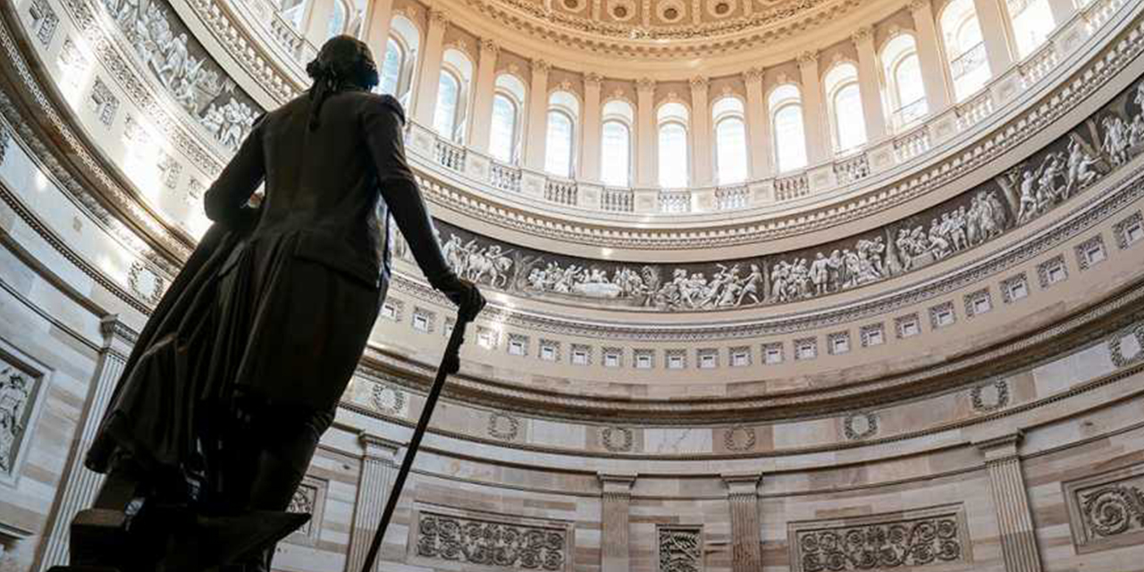 The Rotunda at the U.S. Capitol.