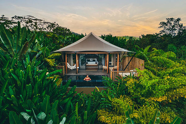 open bungalow in Costa Rica