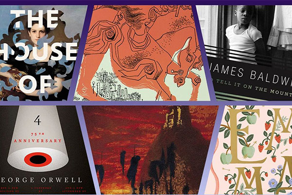 Collage of classic literature.