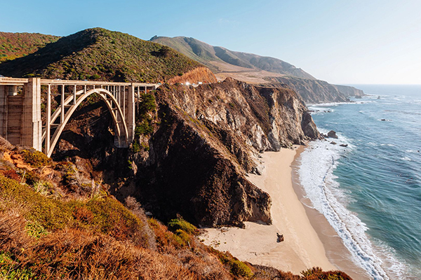 Pacific Coast Highway in Big Sur, California.