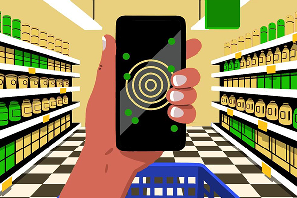 Person holding a smartphone.