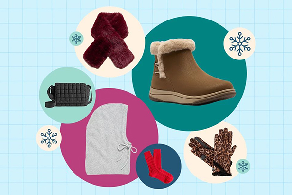 Variety of cold-weather gear.