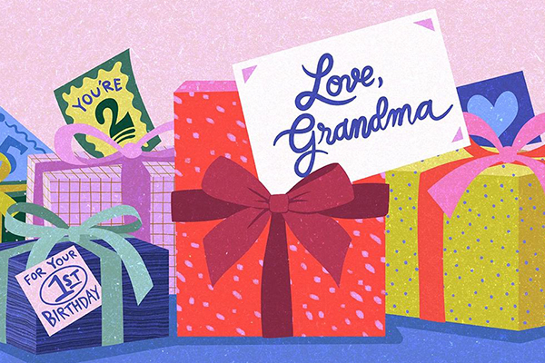 Illustration of presents.