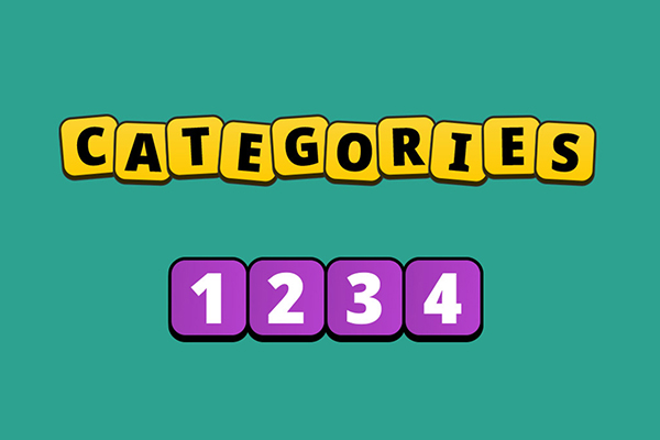 AARP Games Categories.