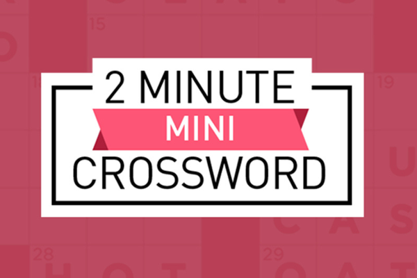 AARP Games 2 Minute Mini Crossword.