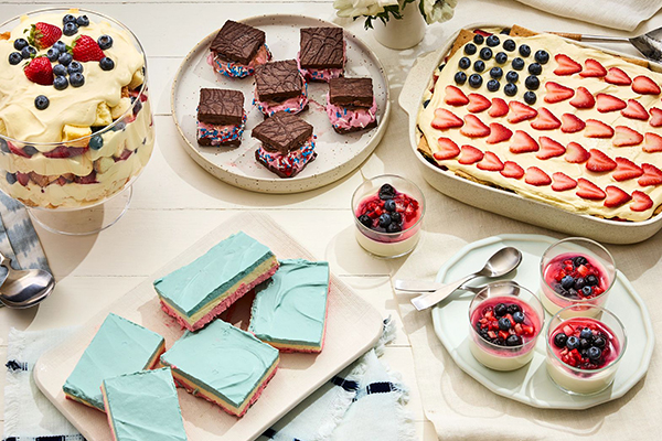 Cheesecake bars, ice cream sandwiches and more.