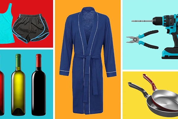 Variety of products.