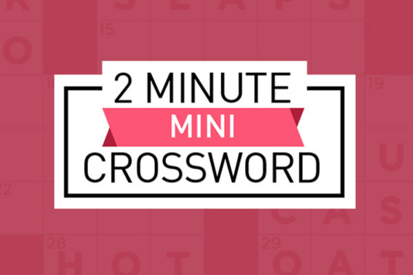 AARP Games 2 Minute Mini Crossword.