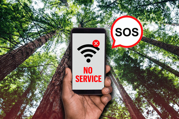 Smartphone with no service.