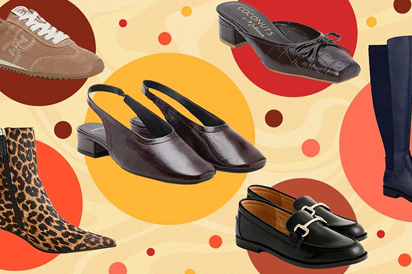 Variety of footwear.
