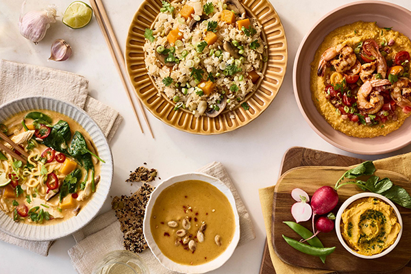 Variety of fall dishes.