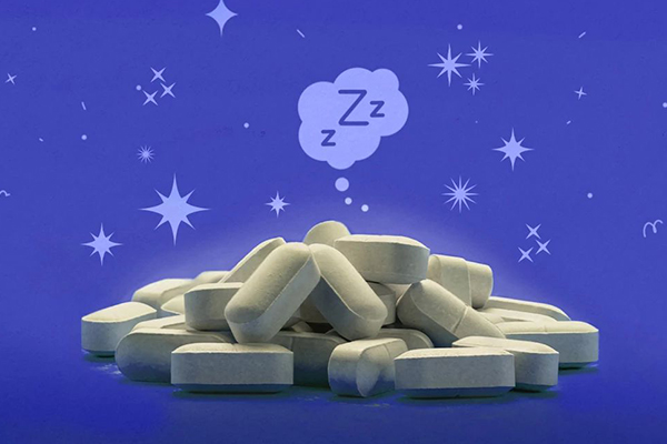 Pile of magnesium pills.