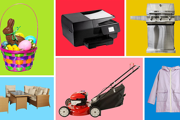 Variety of products.