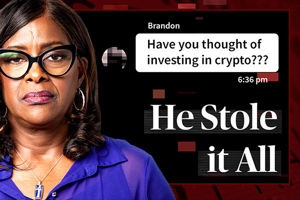 Jackie, 61, a romance and crypto scam survivor.