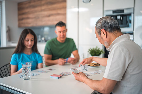 Multigenerational family.