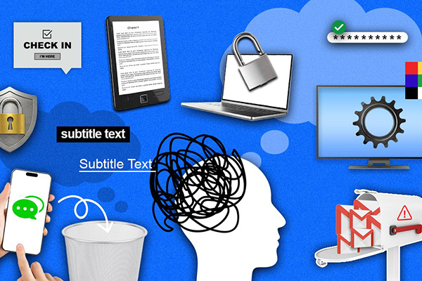 Collage of technology-related products.