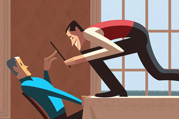 Overly enthusiastic server.