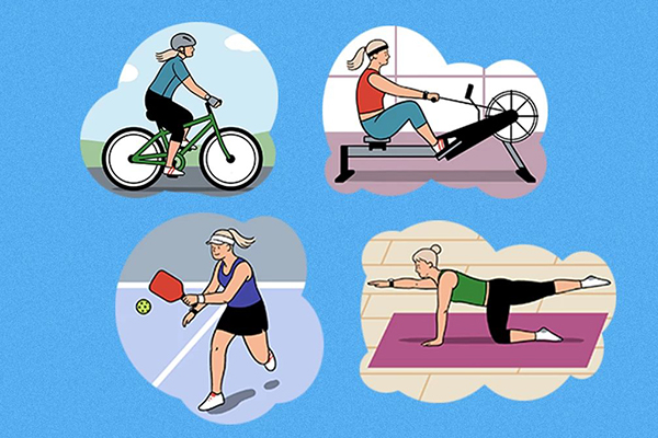 Four types of exercise.