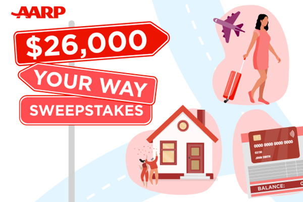 $26,000 Your Way Sweepstakes.