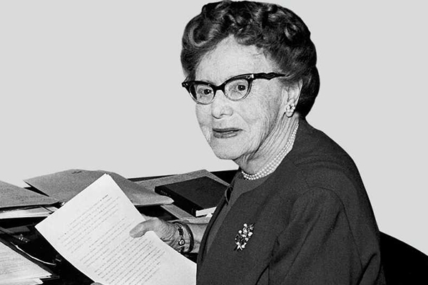 AARP founder Dr. Ethel Percy Andrus.
