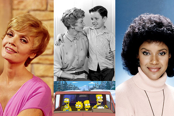 Famous moms and families from television.