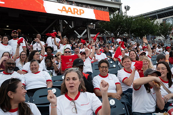 AARP Foundation at Nationals Park.