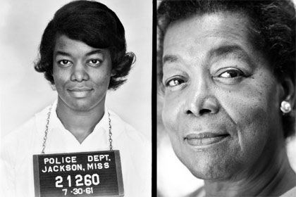 Left: Police photo of Helen Singleton in 1961; right: Singleton in 2005