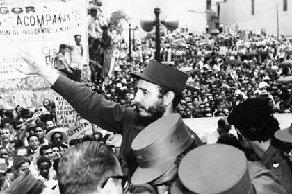 Fidel Castro addresses Cuban people in 1959